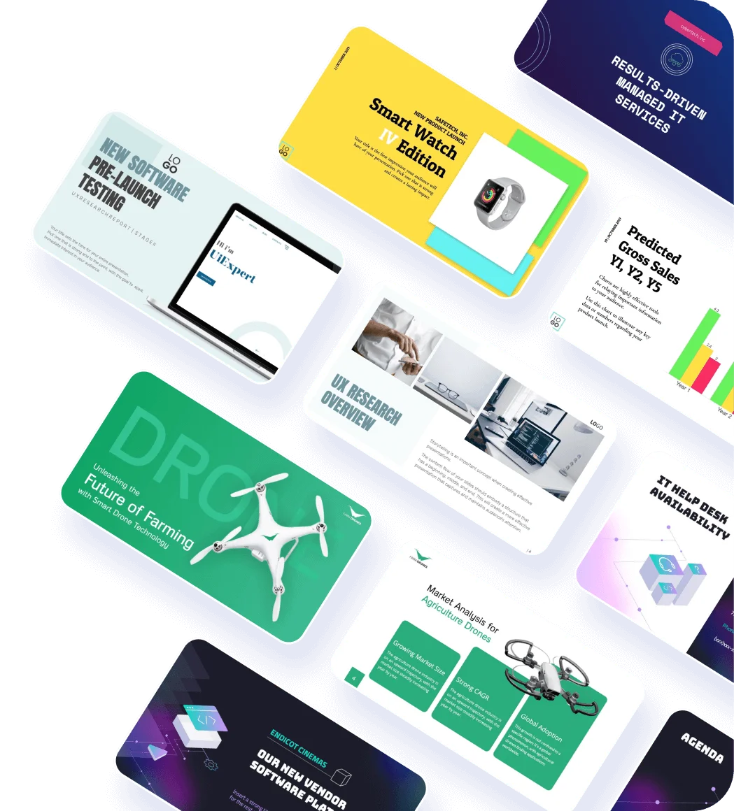 Overview of presentation templates in Zoho Show