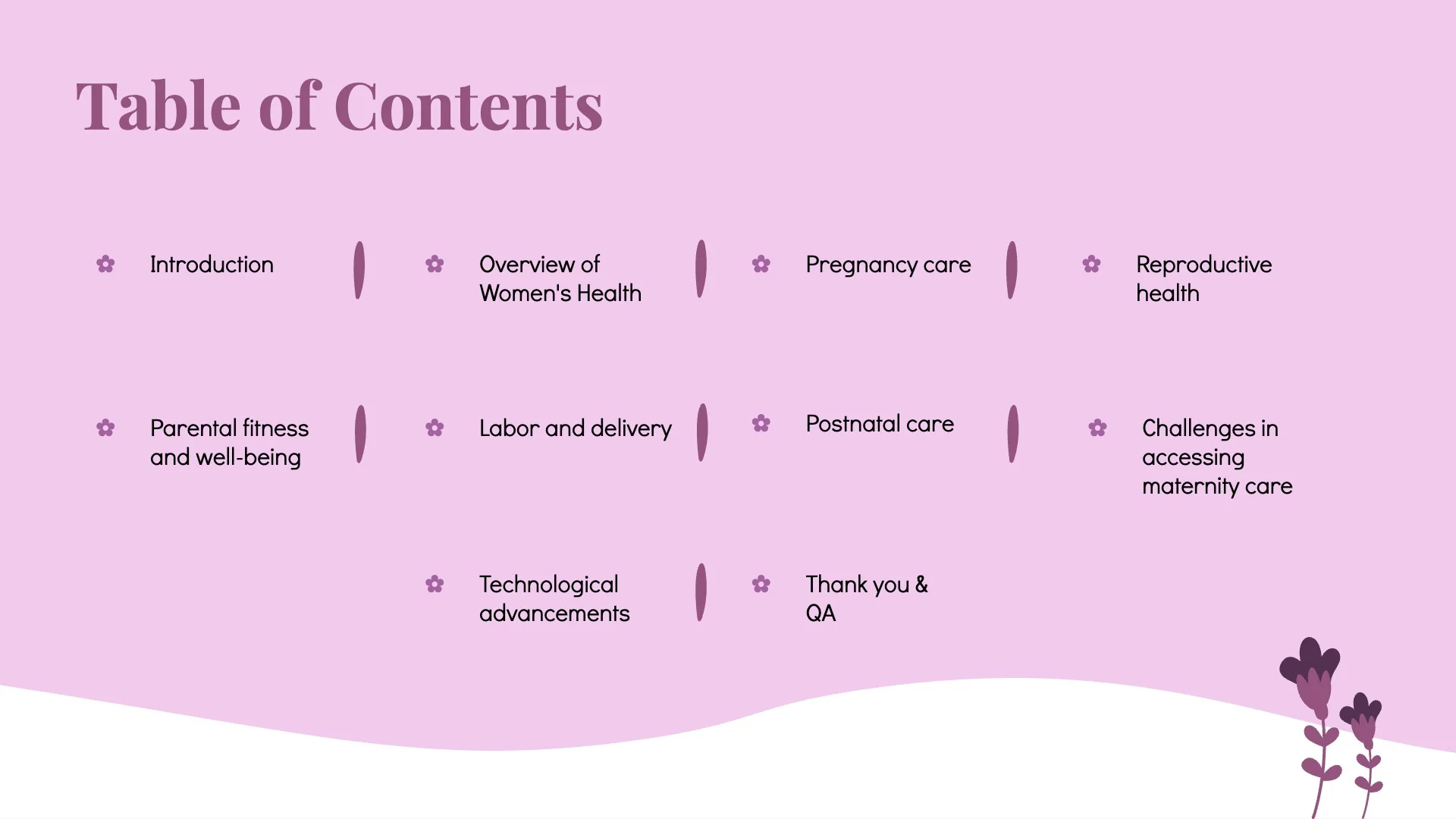Women's Presentation Template