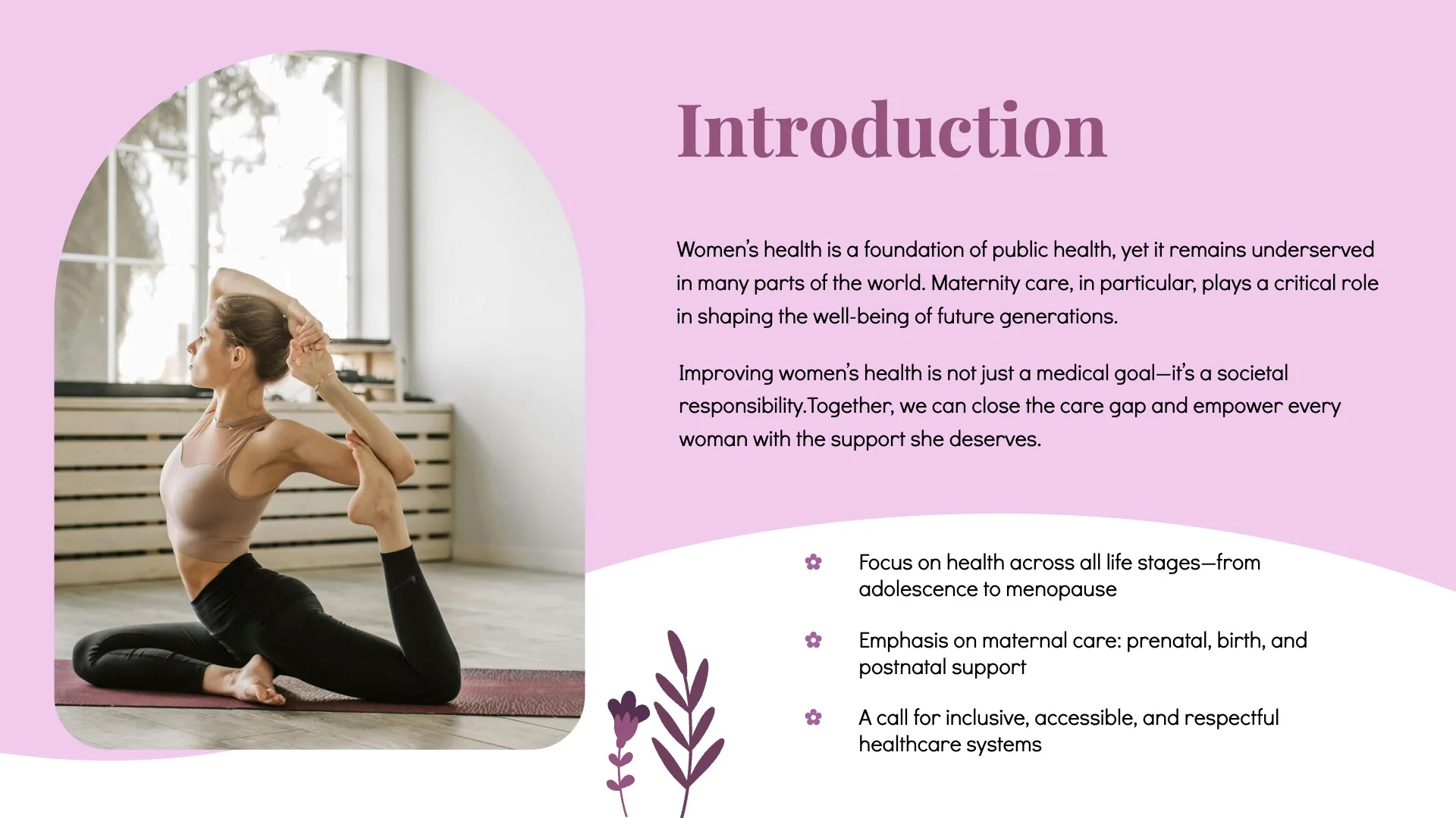 Women's Presentation Template