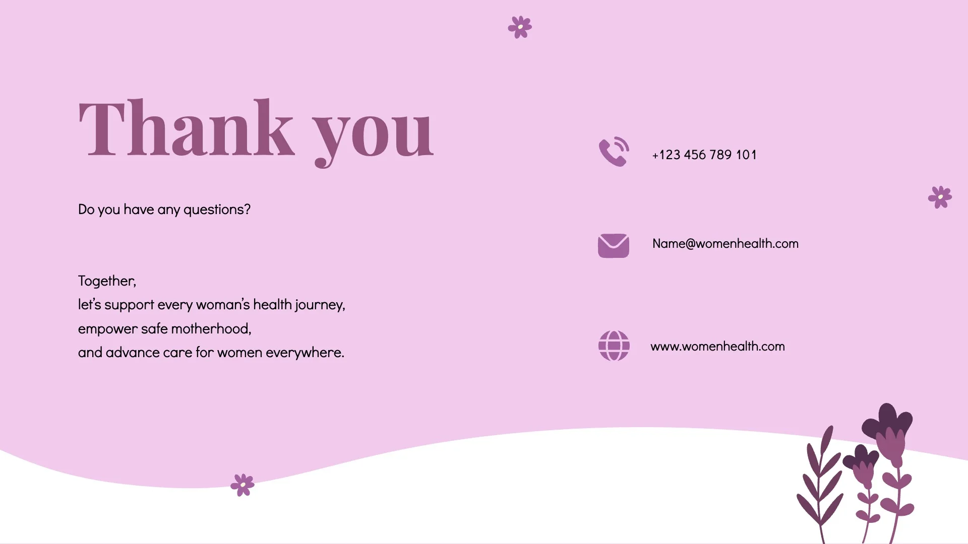 Women's Presentation Template