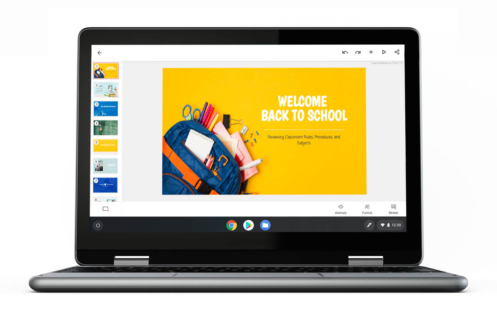 how to make presentation on chromebook