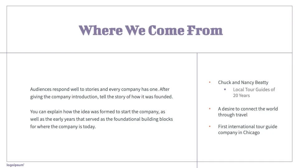 Where we come from 