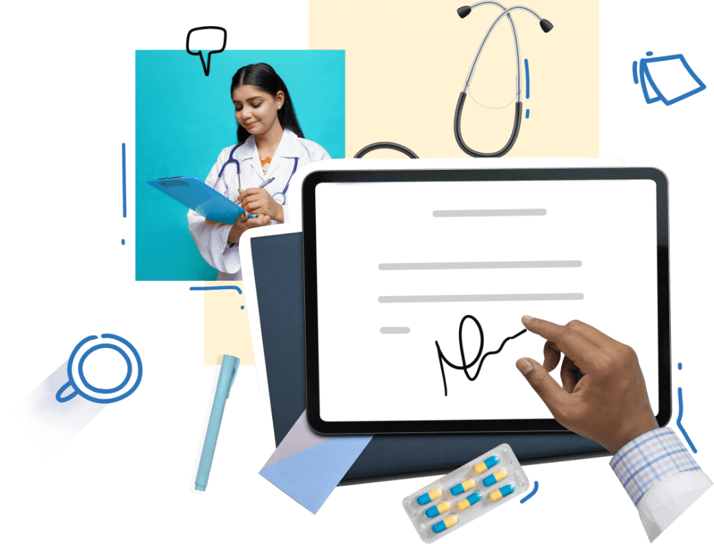 A secure and reliable digital signature app for the healthcare industry