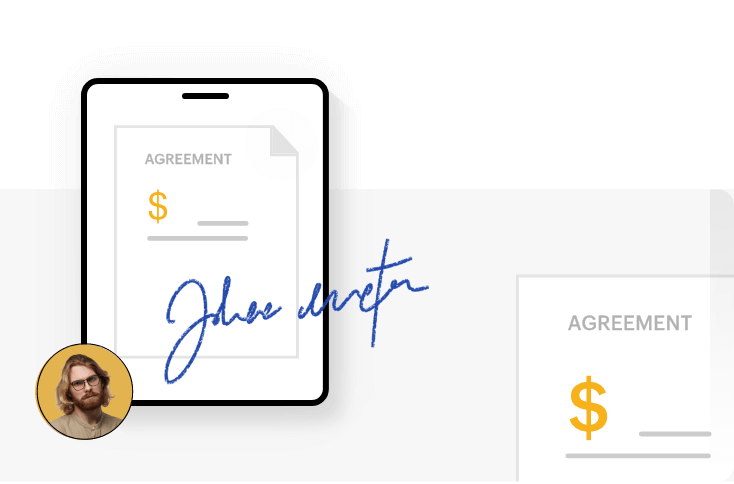 Collect payments and signatures