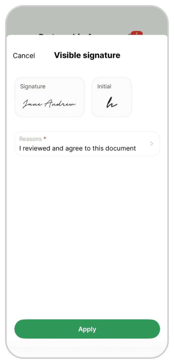 Hello. Sign App Ios E-sign in iOS | iPhone e-sign app with AI | Zoho Sign