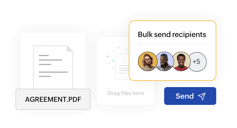 Collect signatures from hundreds of recipients