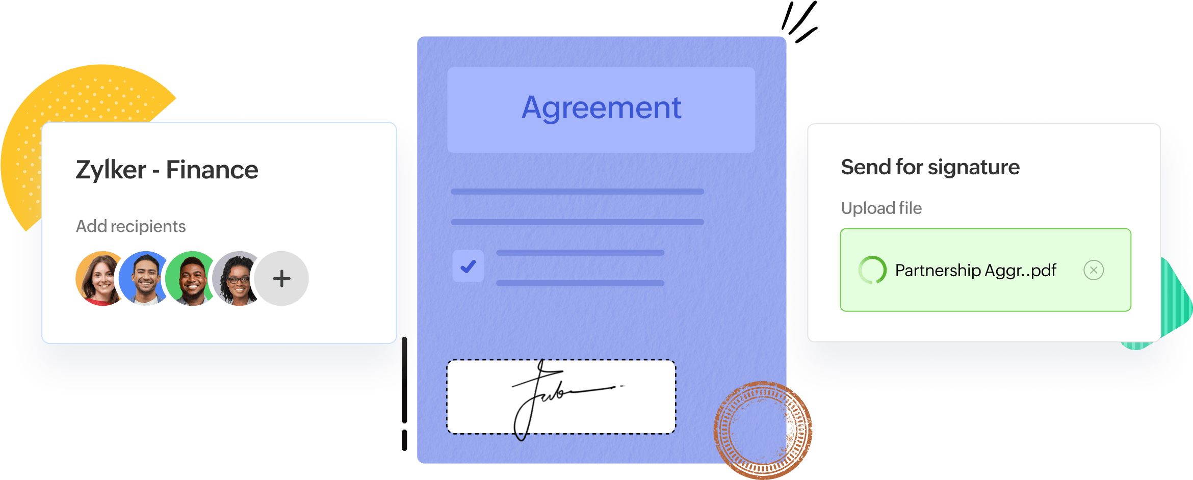 Signer groups in Zoho Sign