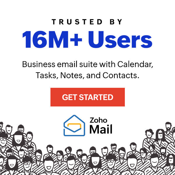 Please help us serve you better by sharing your experience with Zoho Sites