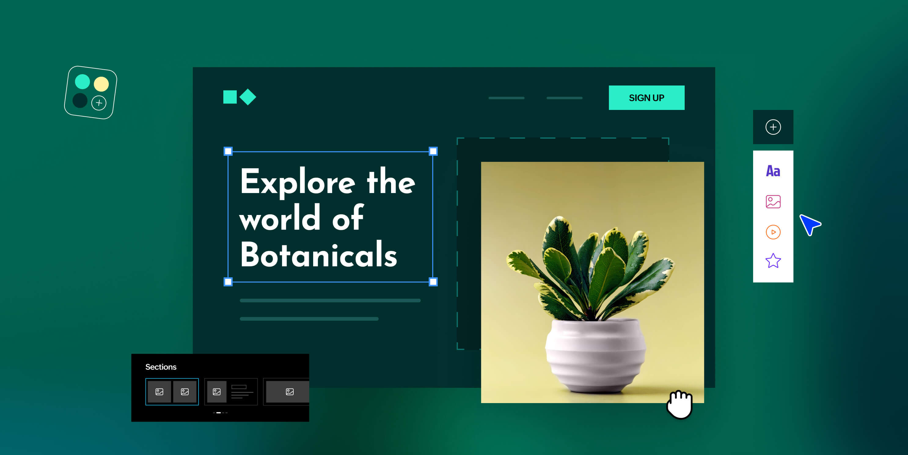 Zoho Sites builder