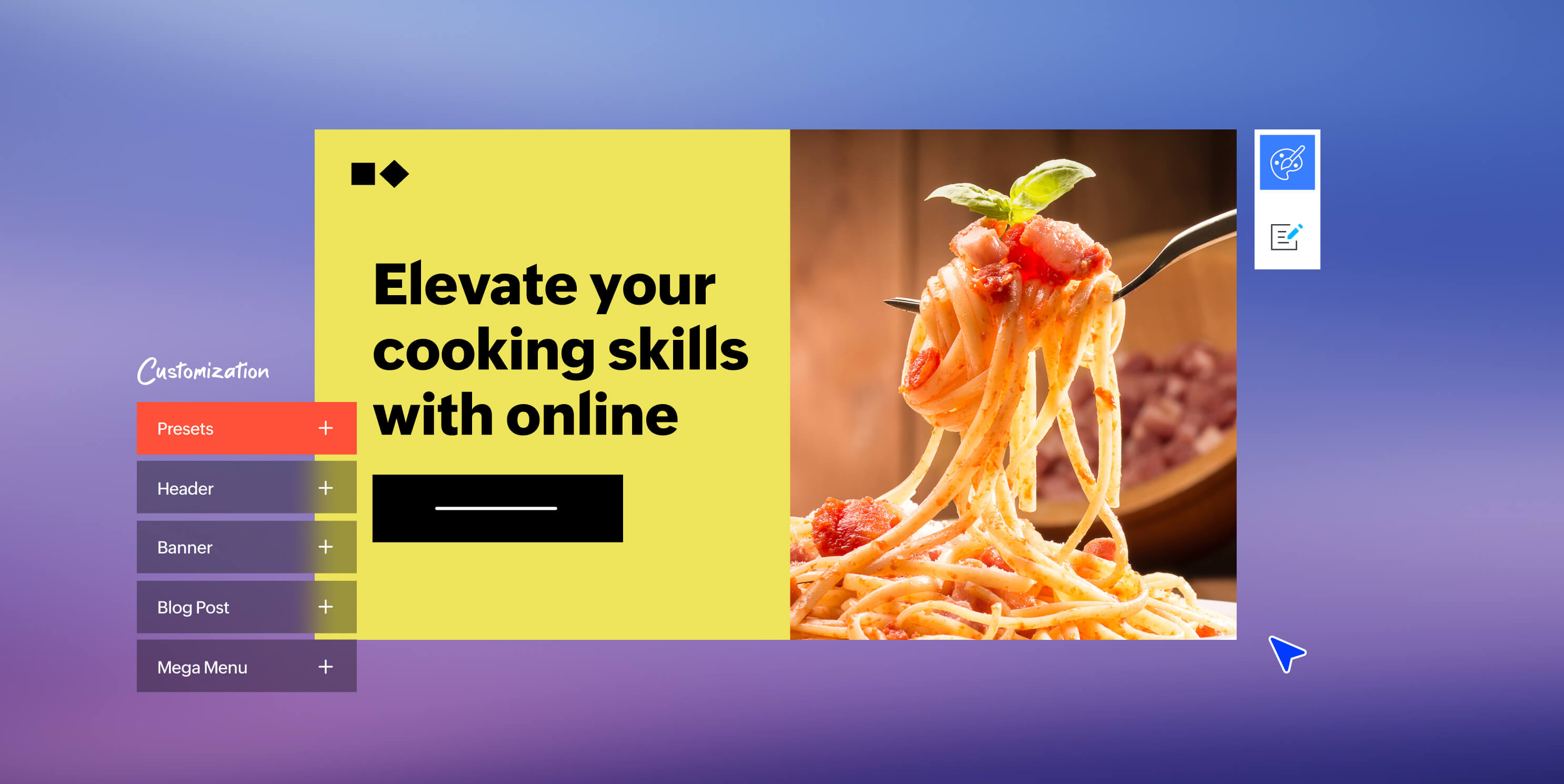 Drag and drop visual editor of Zoho Sites helps sort various website elements out with ease without having to write a single line of code.