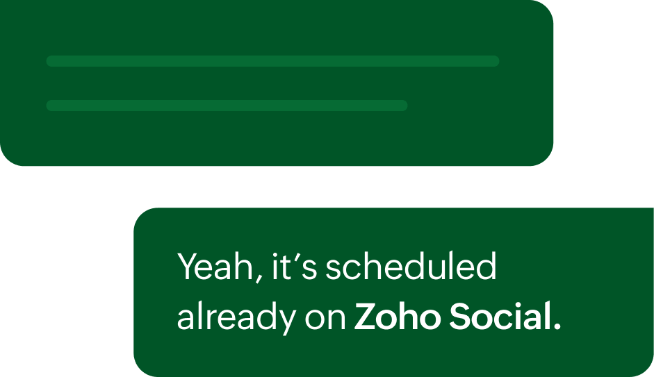 easy, organized, and on-time social