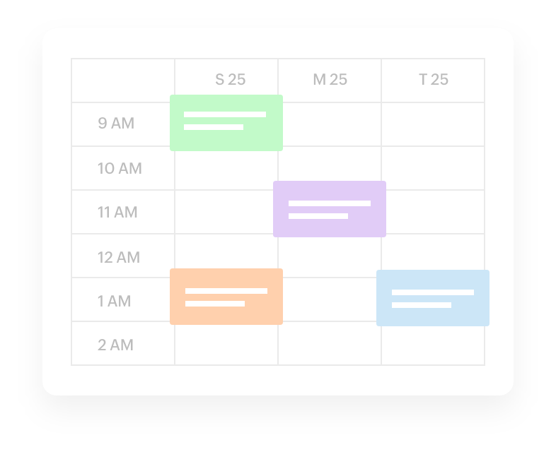 scheduling specific calendar