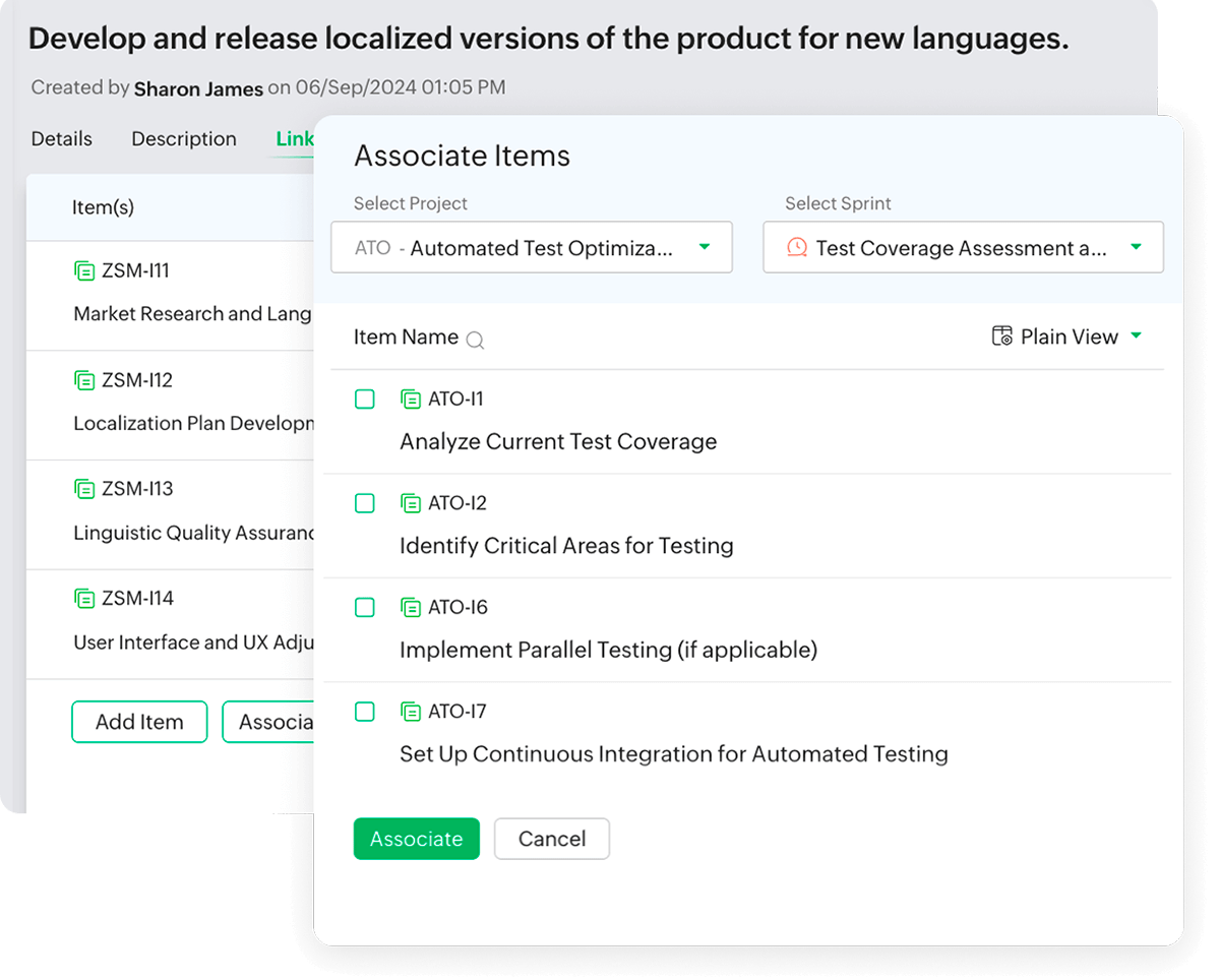 Create actionable connections