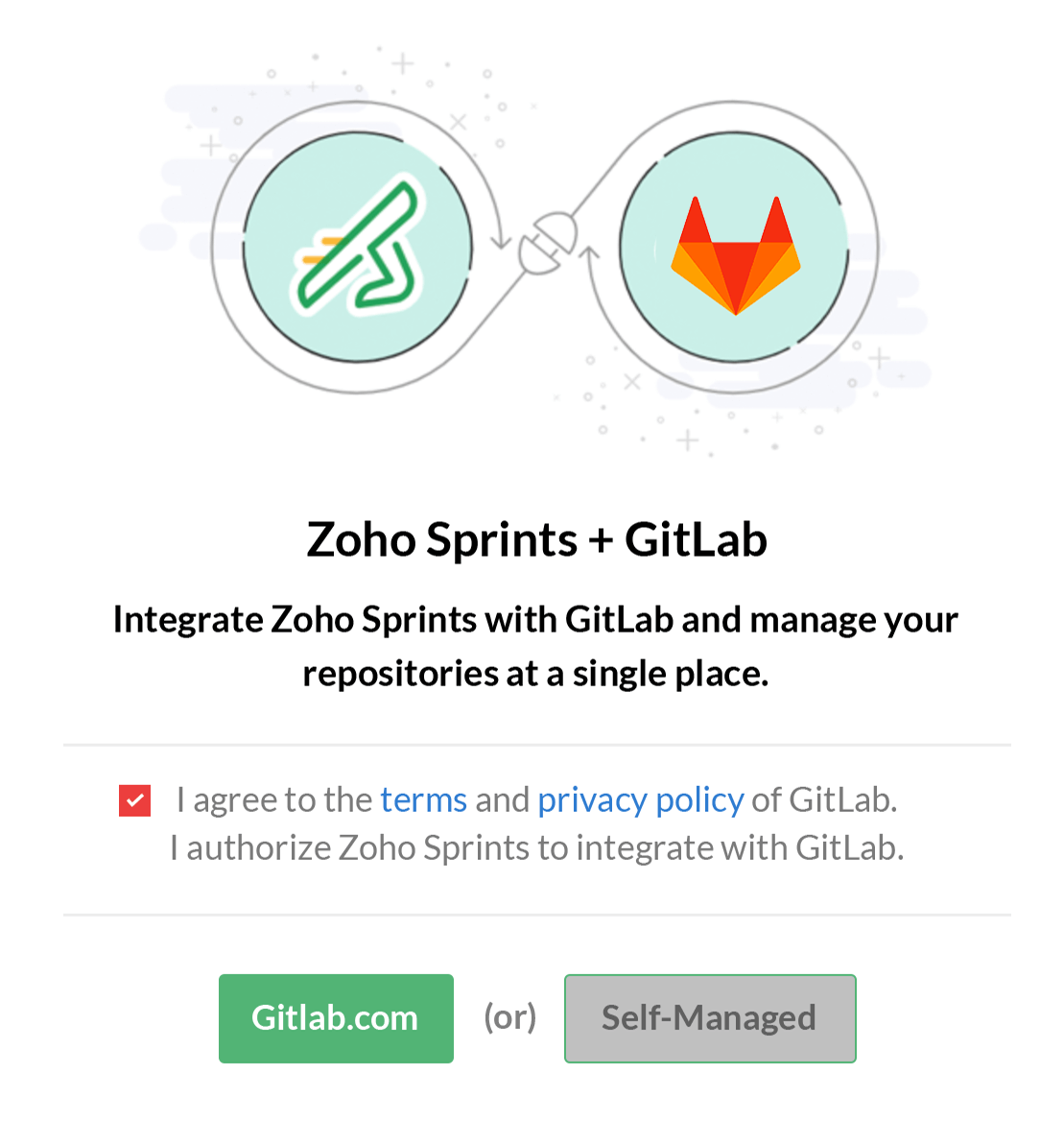 Connect GitLab with Zoho Sprints