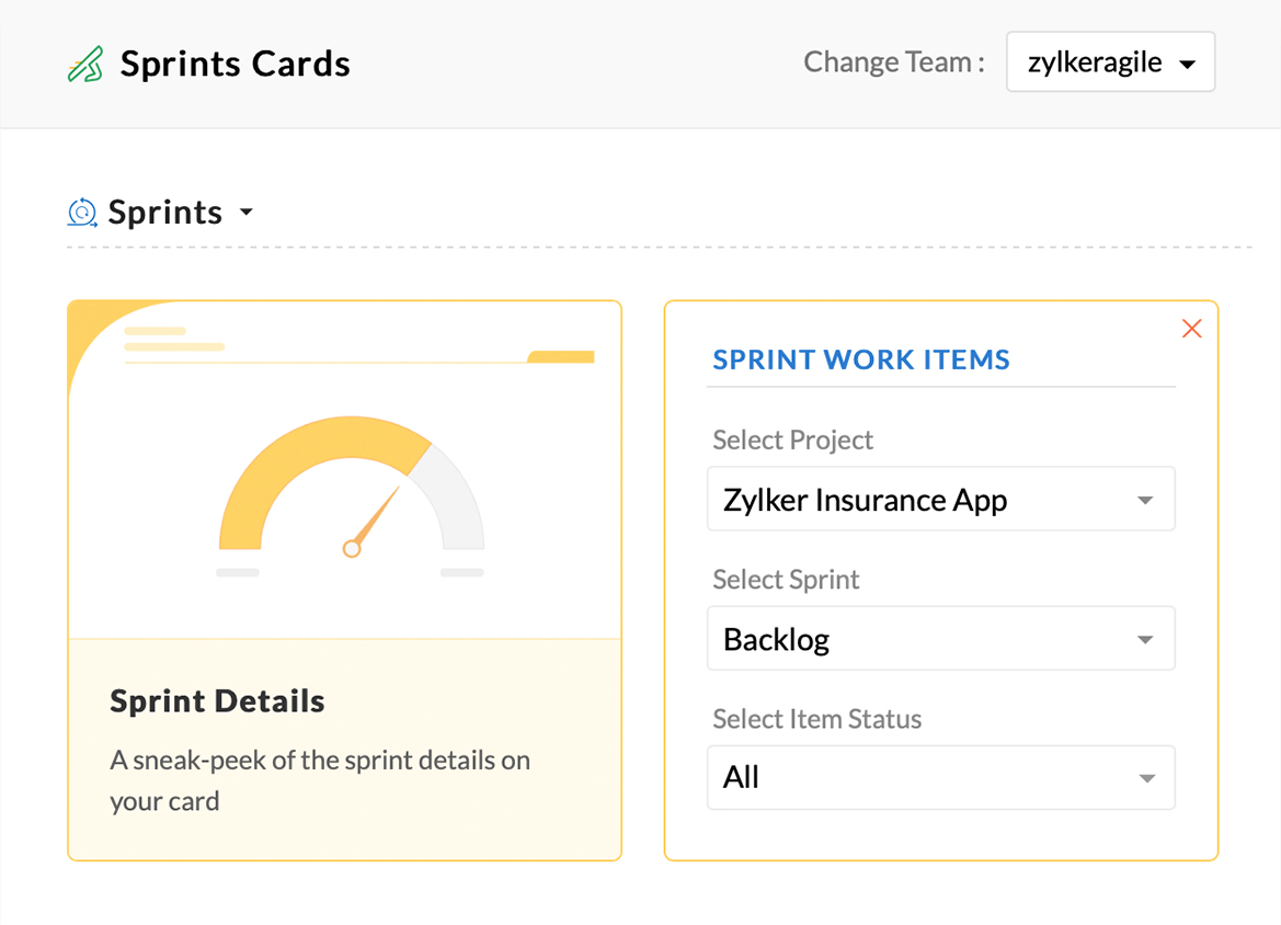 Add Sprint cards