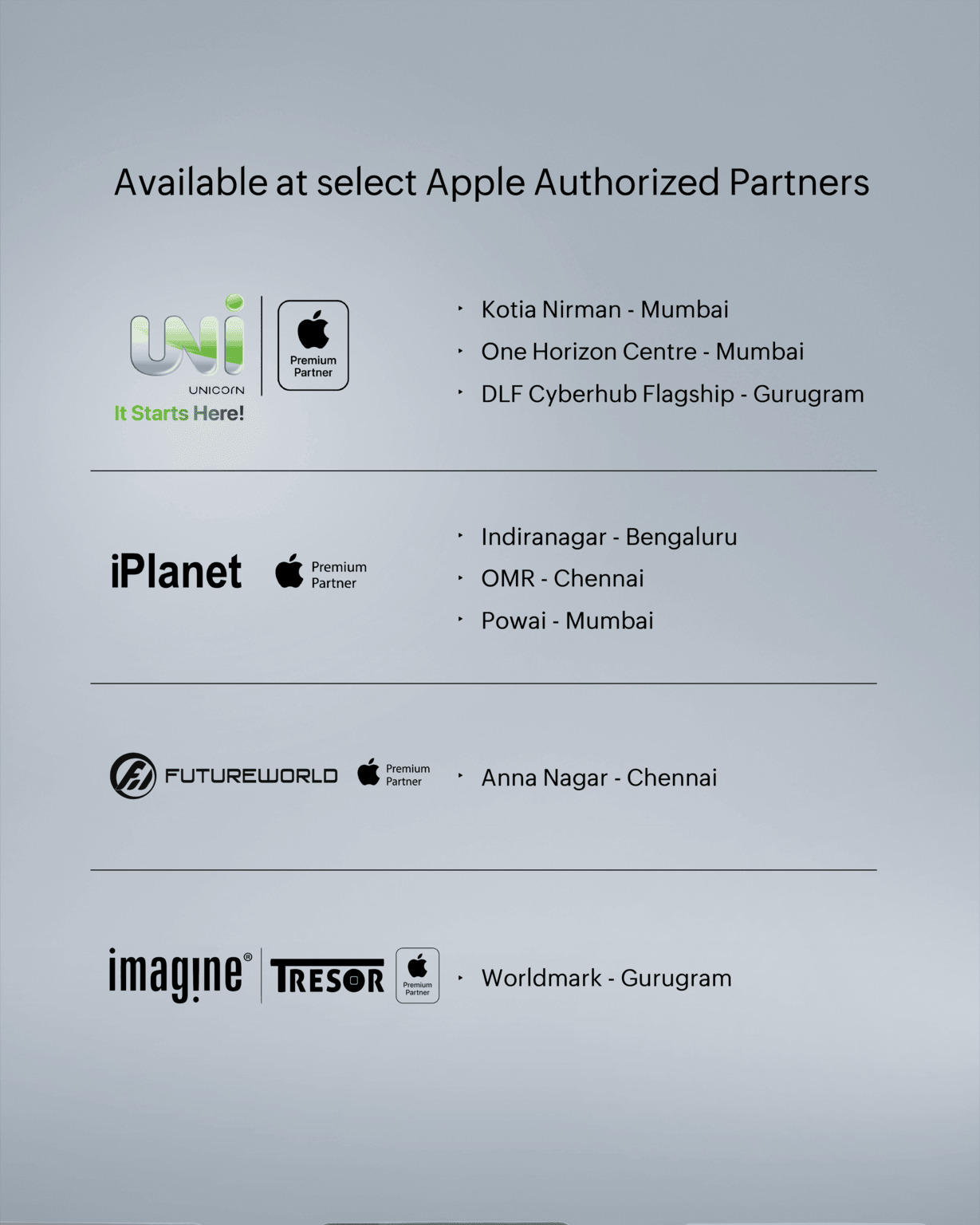 Discover Zoho at Apple partner store locator India nearest authorized reseller 2026