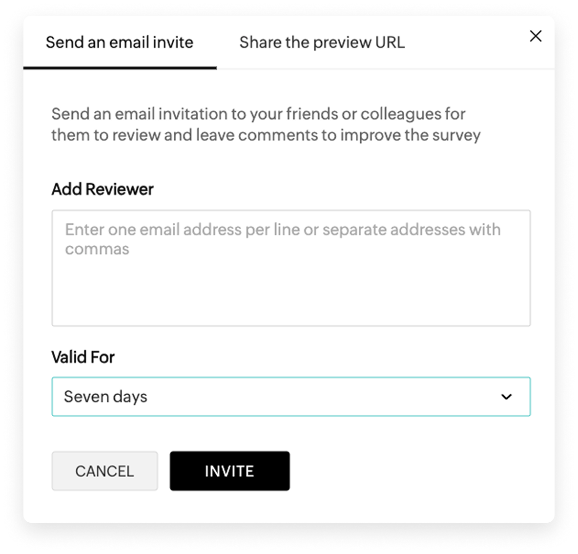 Test and review surveys before you launch