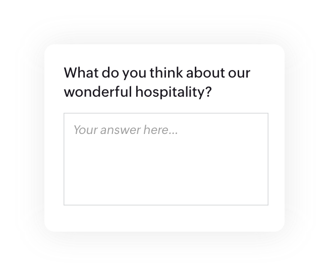 what think about hospitality