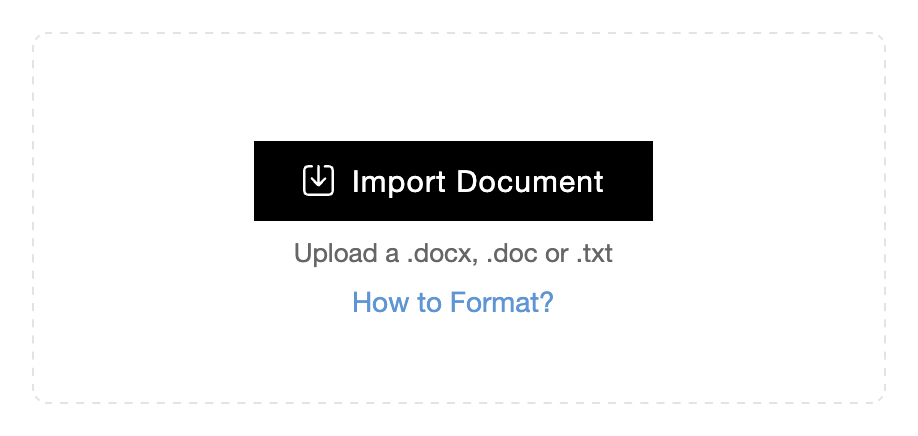 Import from multiple file formats