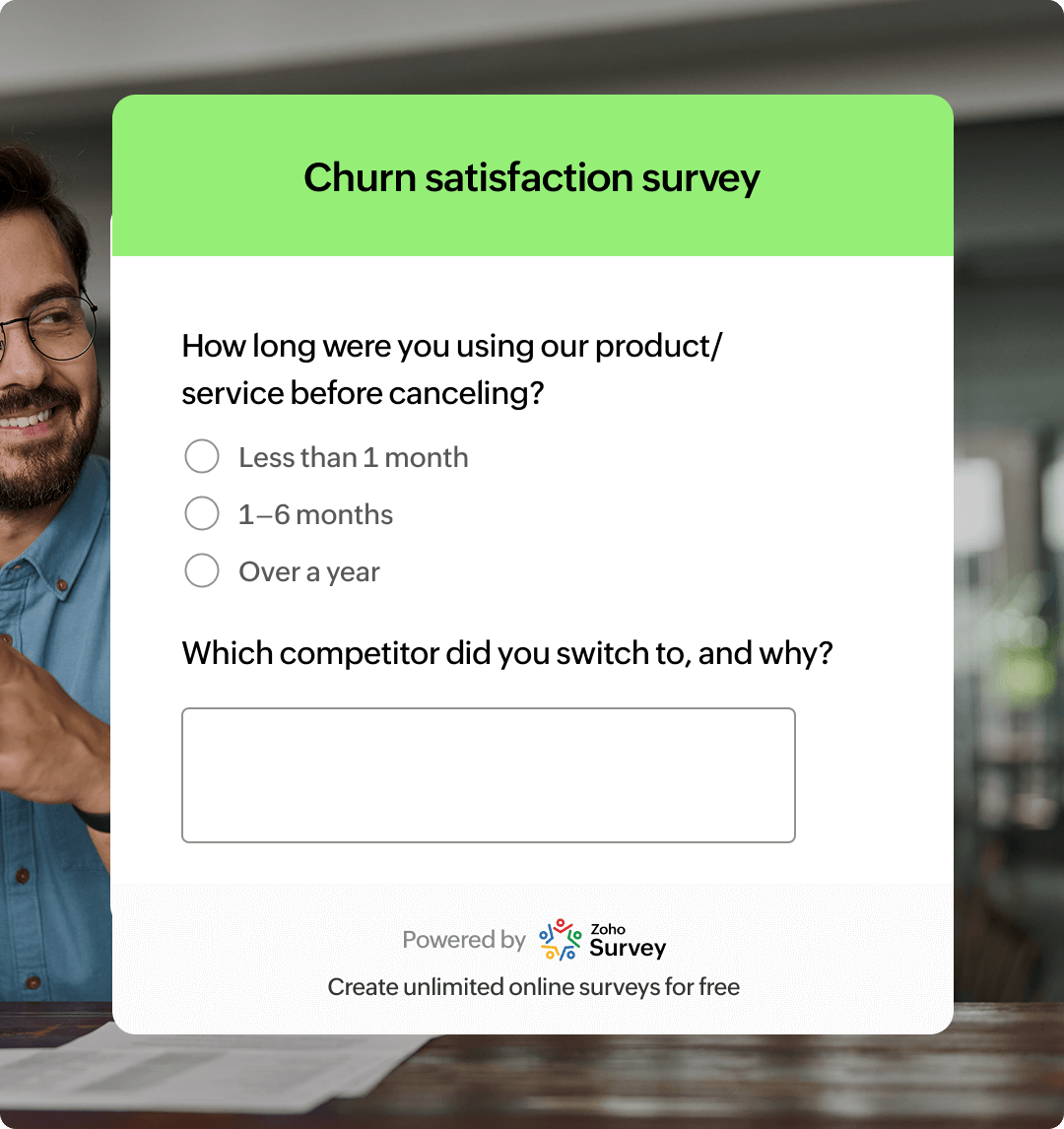 Churn feedback