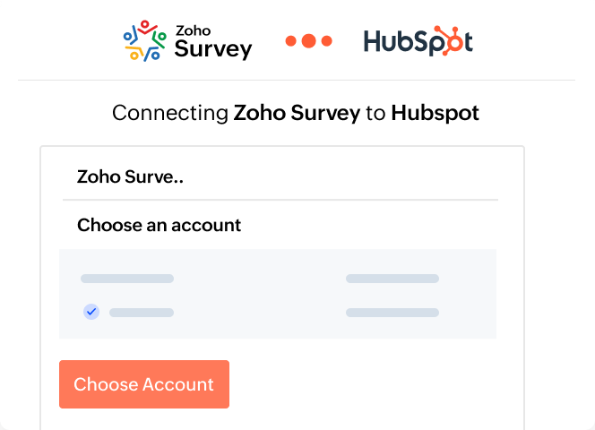Connect Zoho Survey with HubSpot