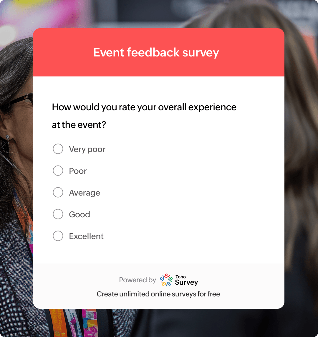 Event feedback survey