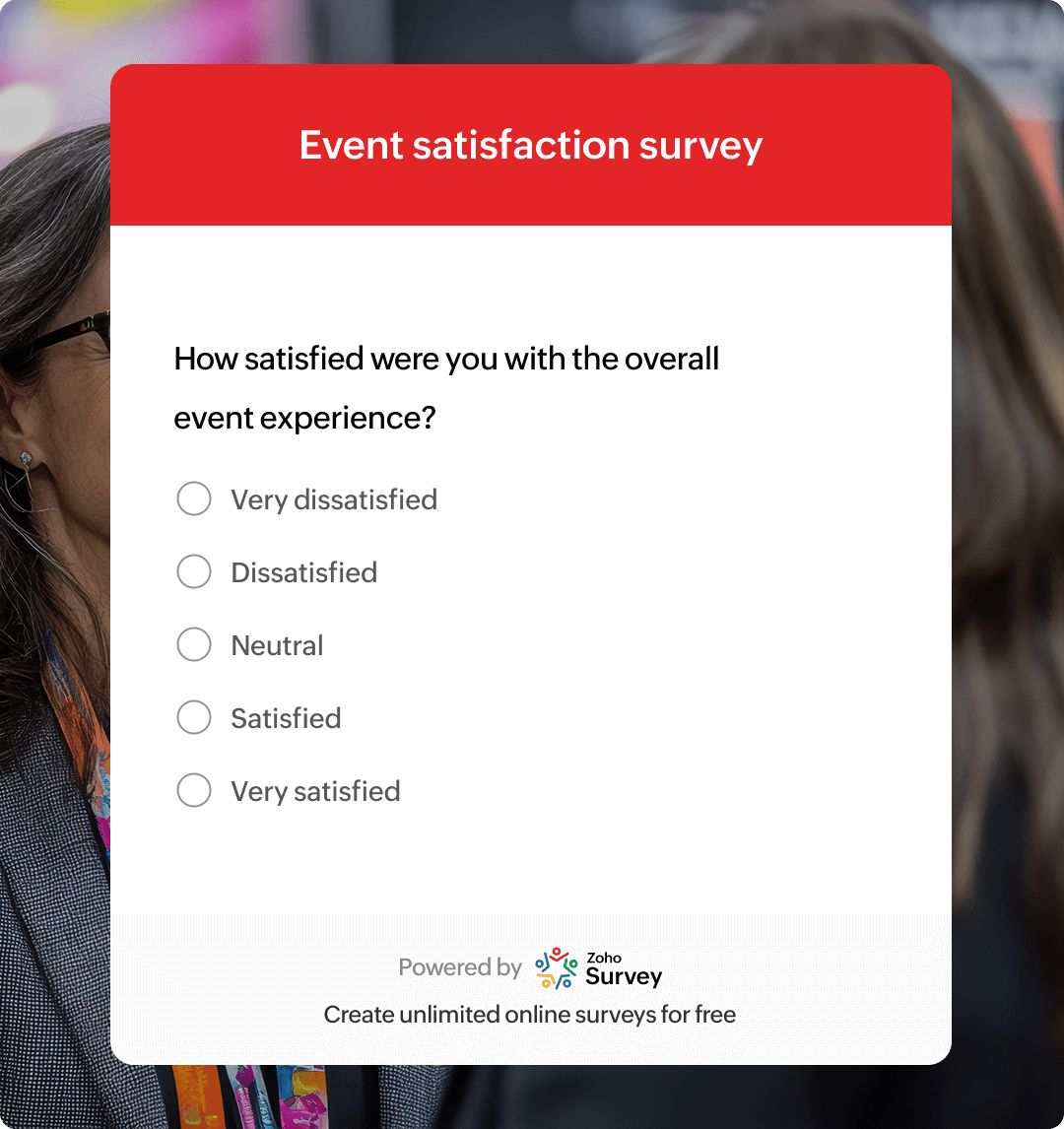 Event satisfaction survey