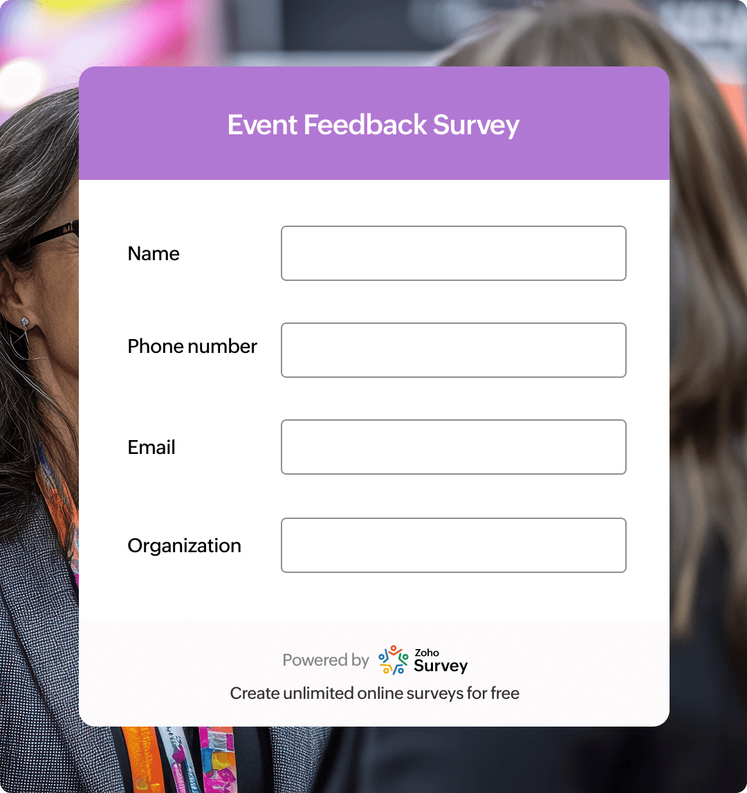 Event & Webinar surveys