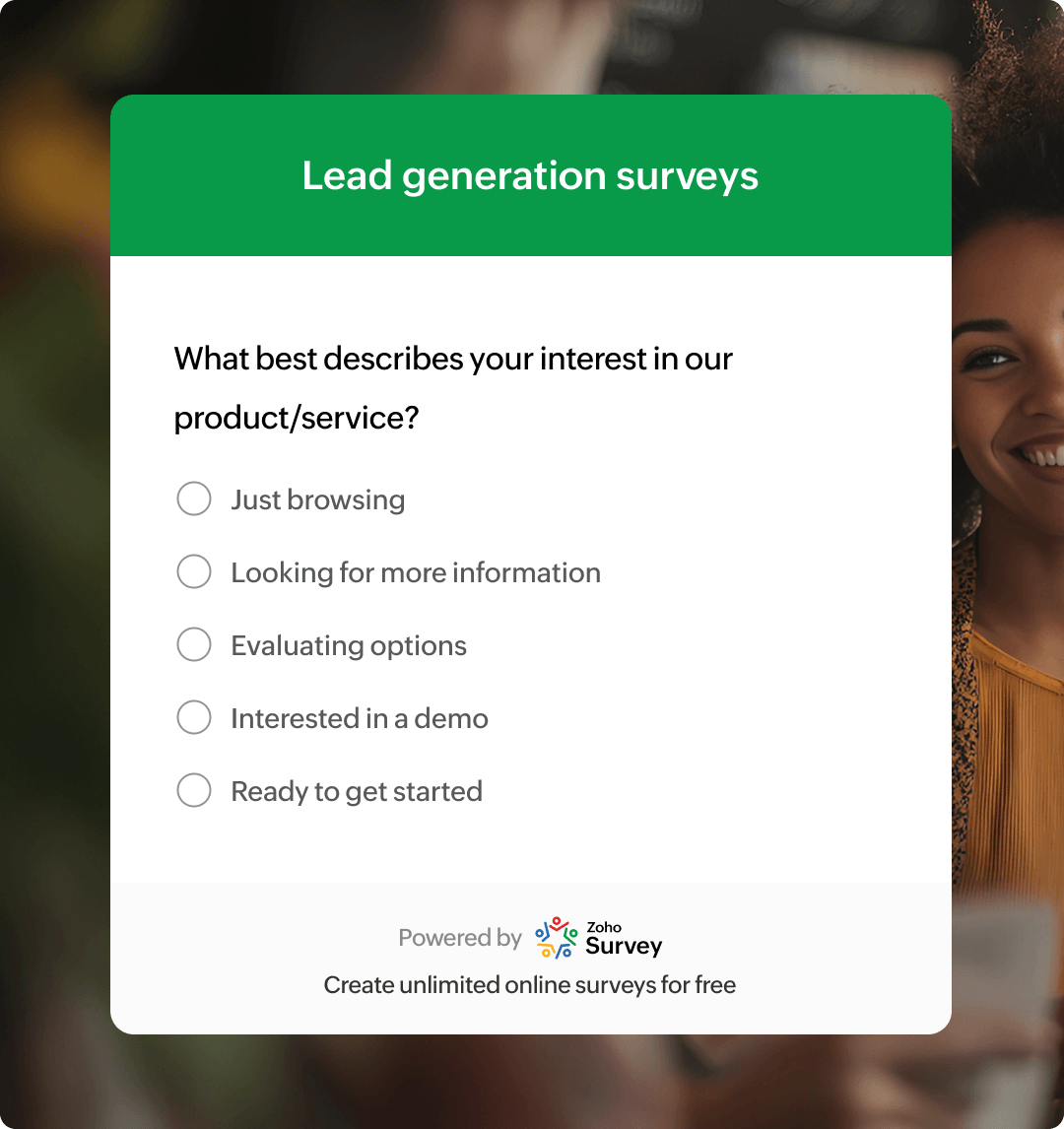 Lead generation surveys