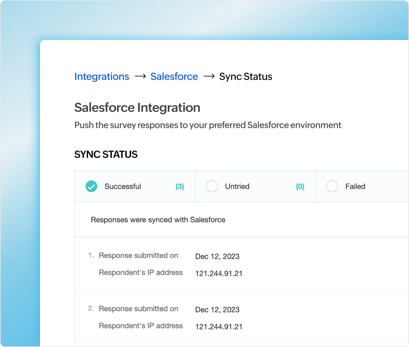 Key benefits of connecting Salesforce to Zoho Survey