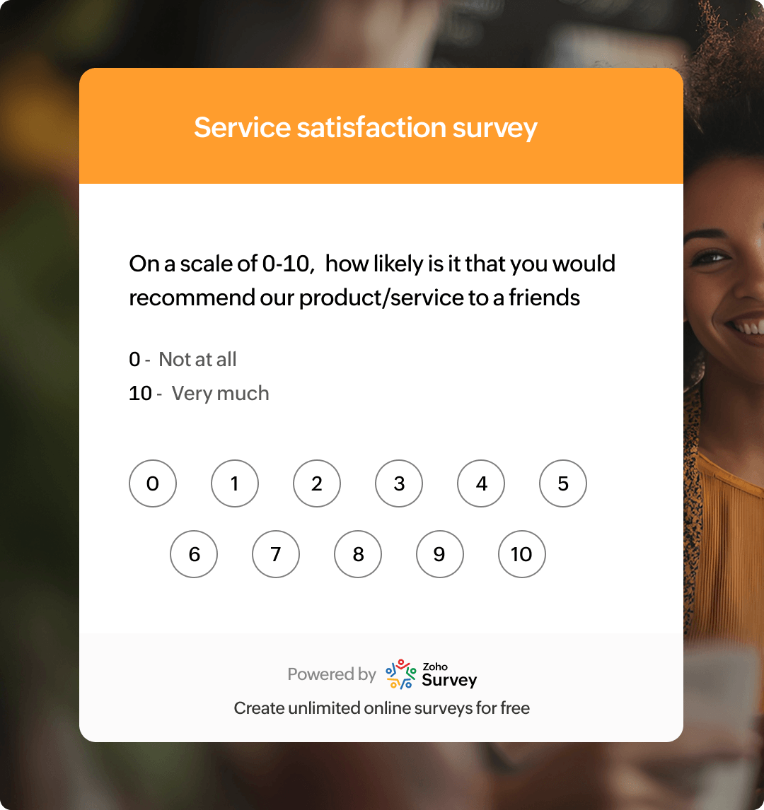 Service satisfaction survey