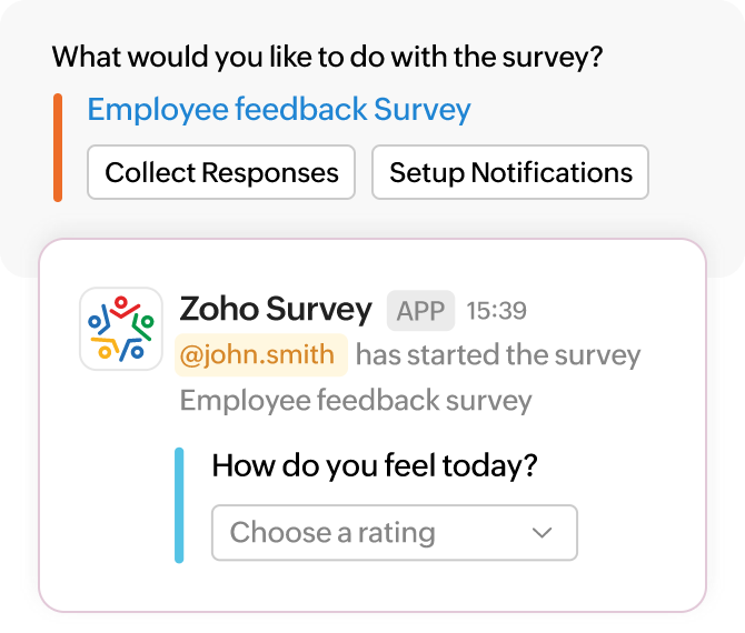 Deploy surveys directly