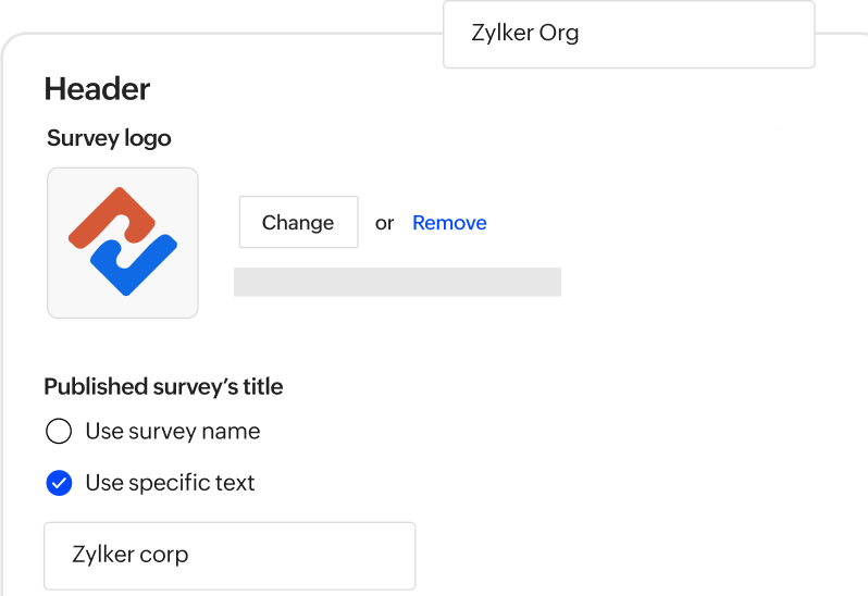 Customizable themes and branding