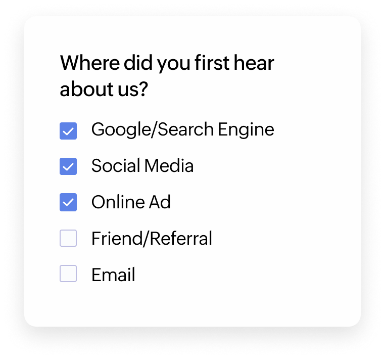 Marketing surveys