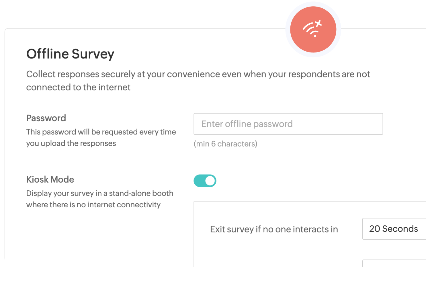Collect feedback anytime