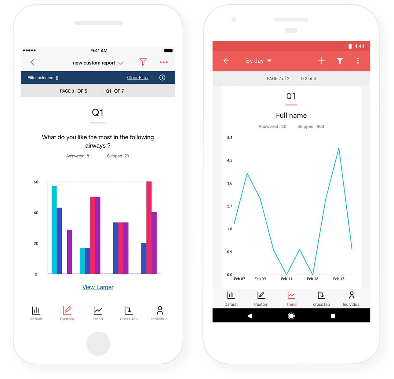 Applications mobiles Zoho Survey