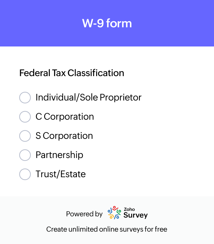 W-9 form