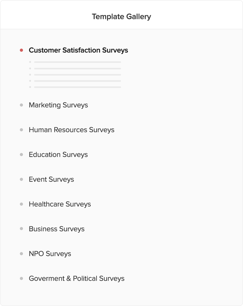 Create an online survey from scratch
