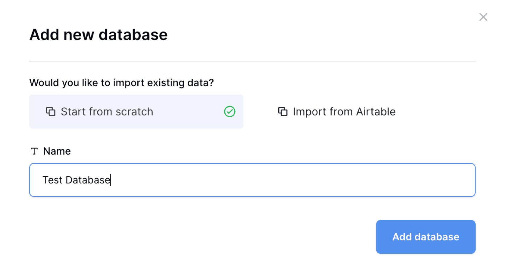 Baserow database builder interface showing spreadsheet-like data organization with linked tables