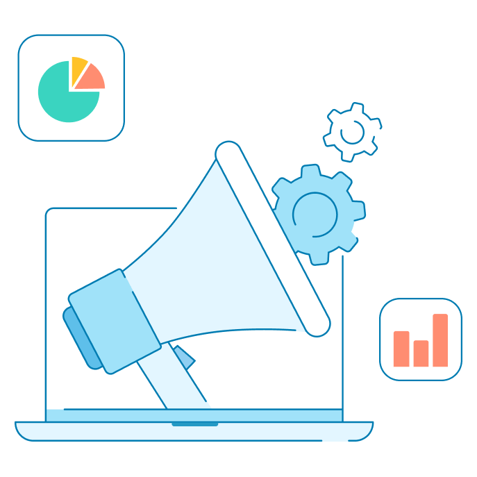 Demo showing automated review request email workflow