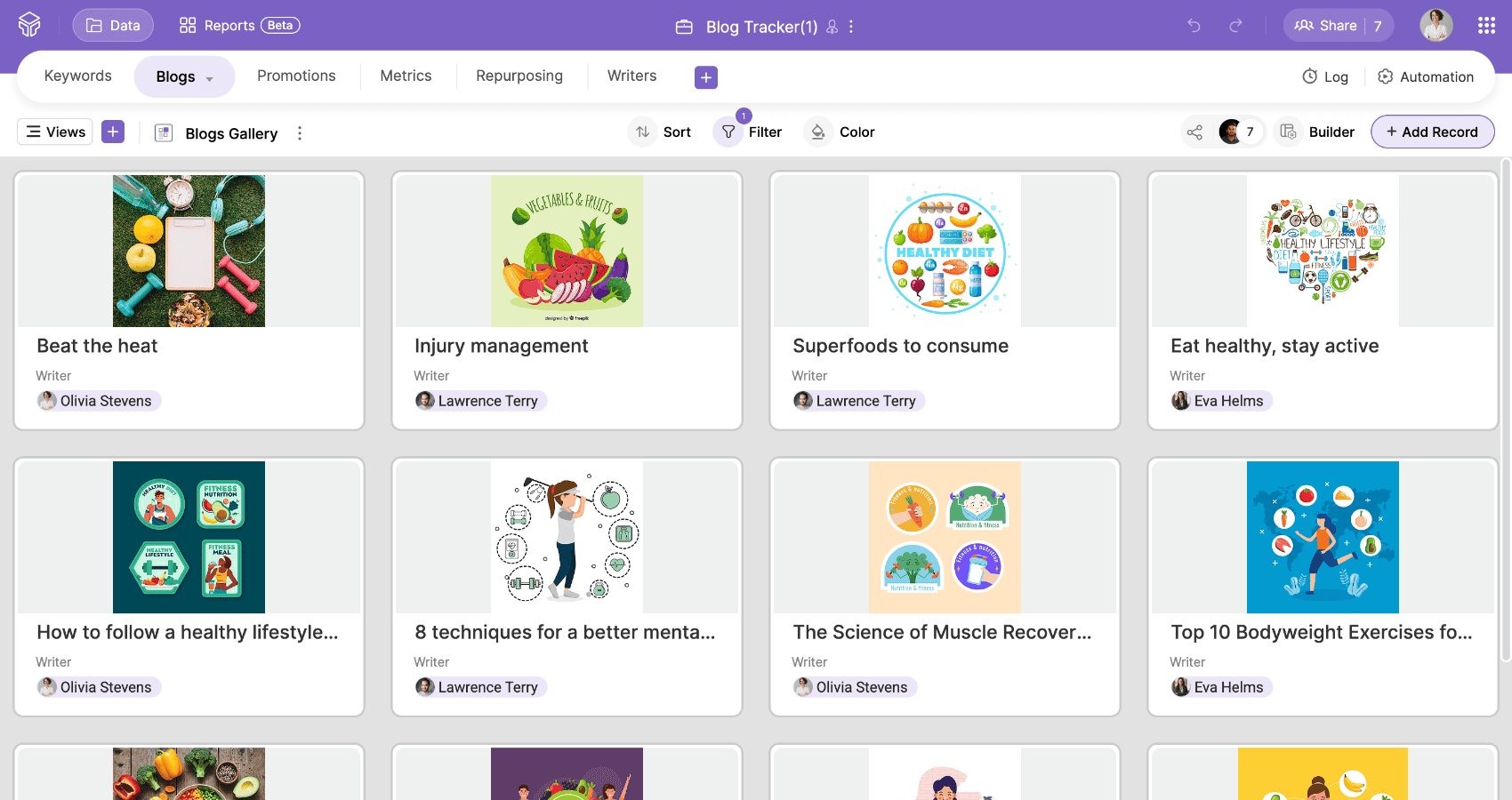 Multiple Views Gallery