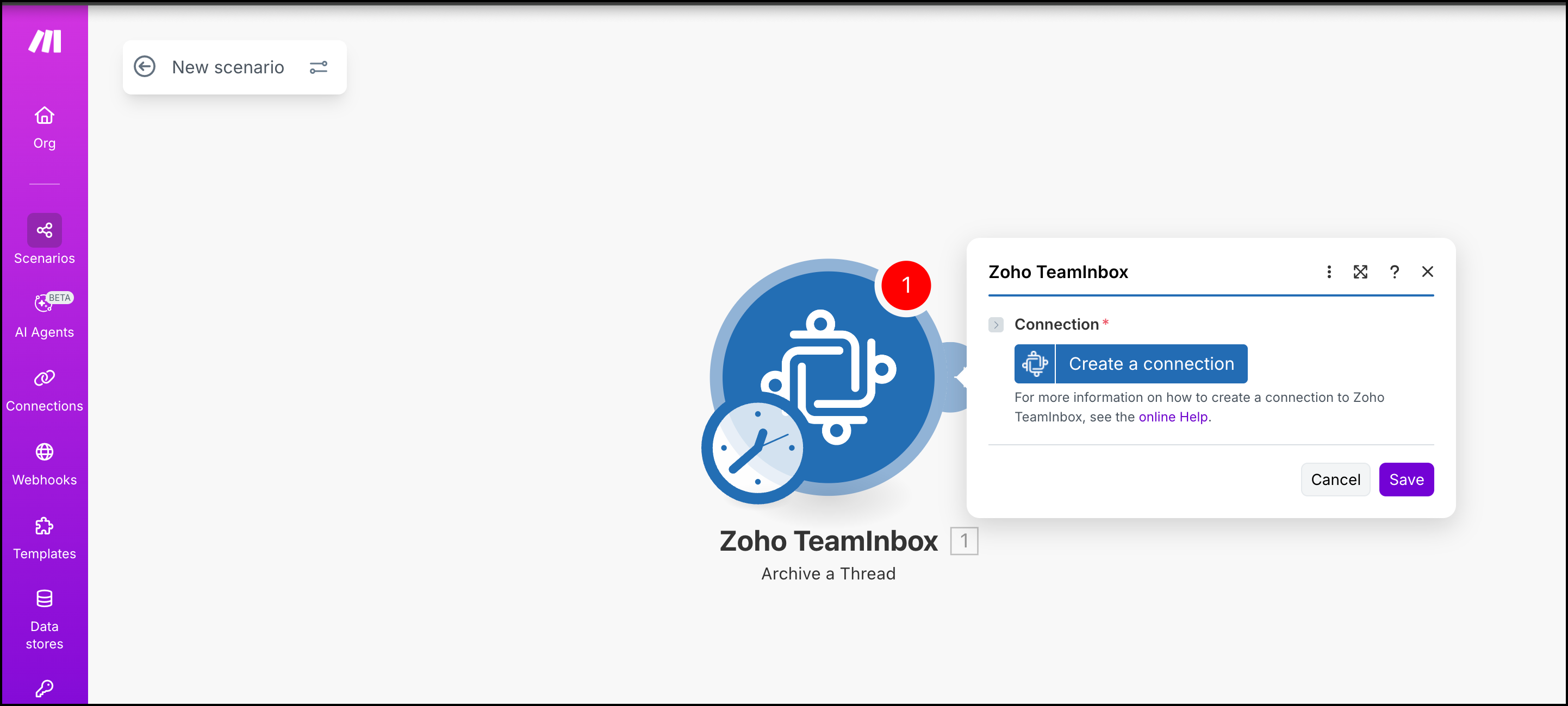 Create a connection Create a connection