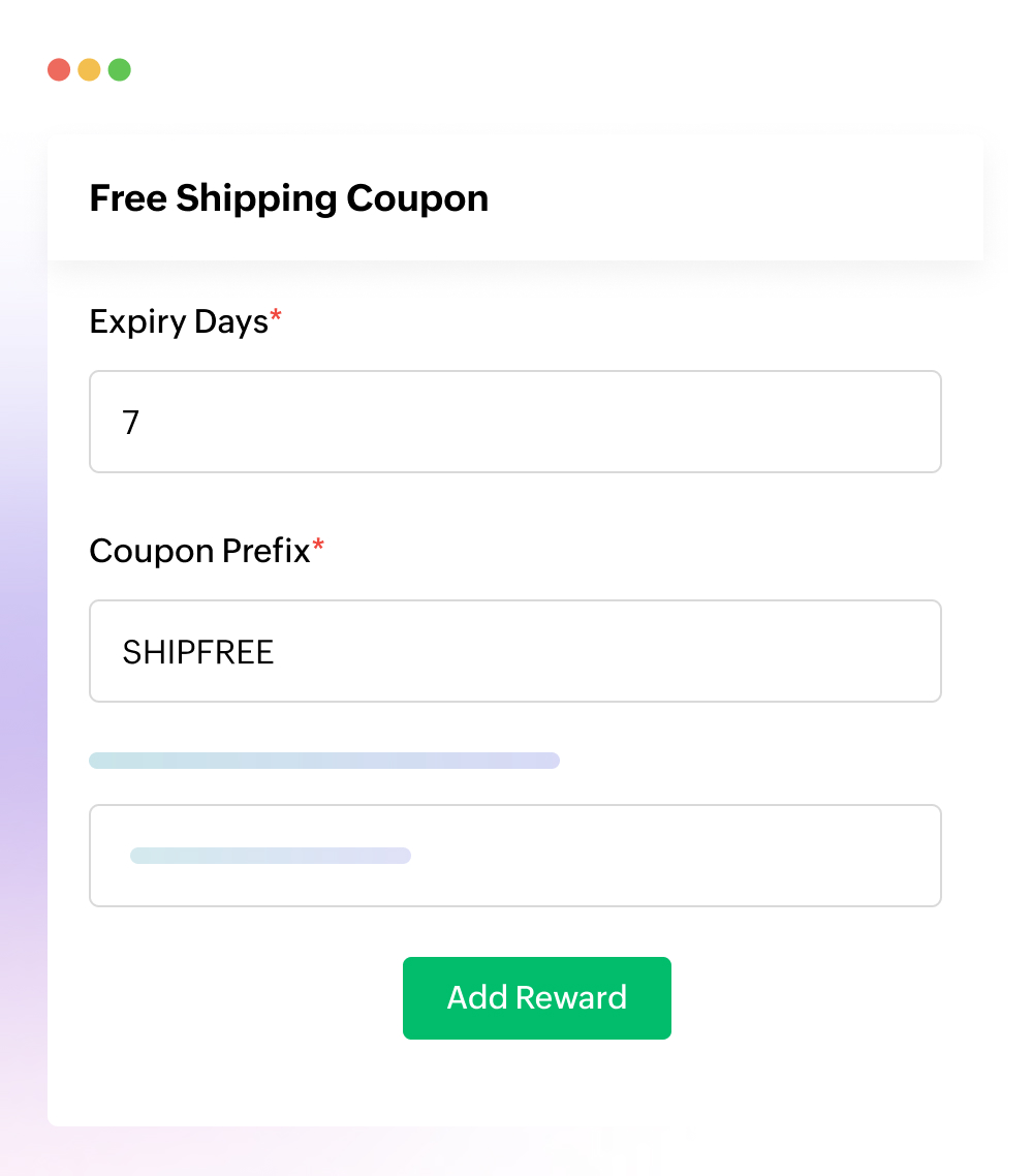 Reduce cart abandonment with free shipping coupons