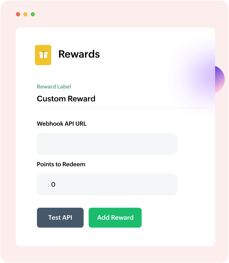 Customer loyalty software with reward customization