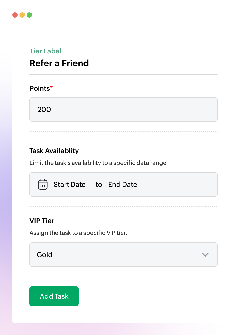 Customer loyalty software to reward referral signups