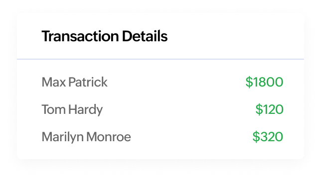 Transaction Details