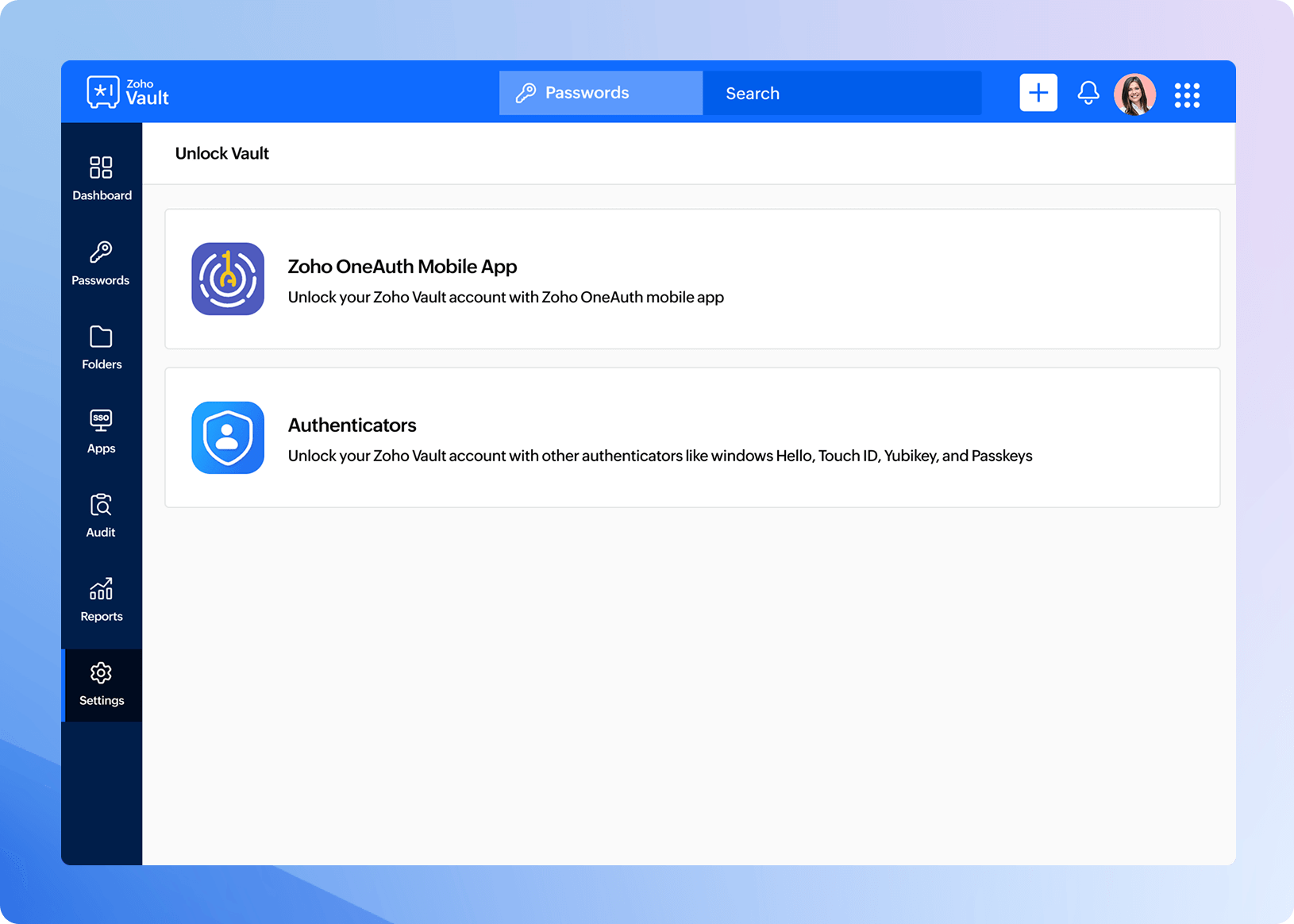 Password security scores screenshot