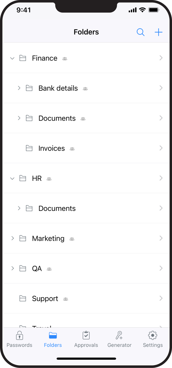 Strong passwords with mobile