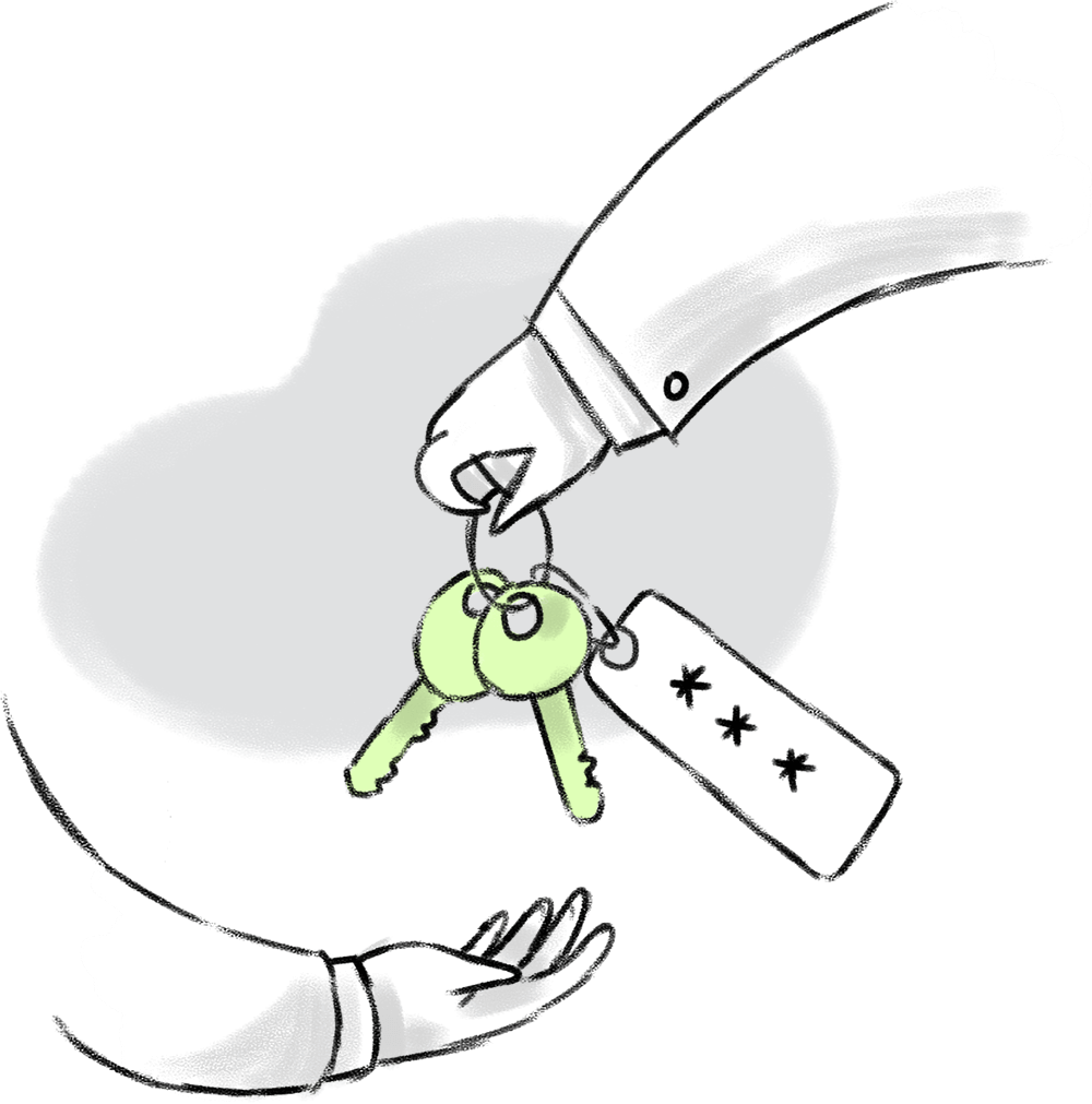 Share passwords across teams