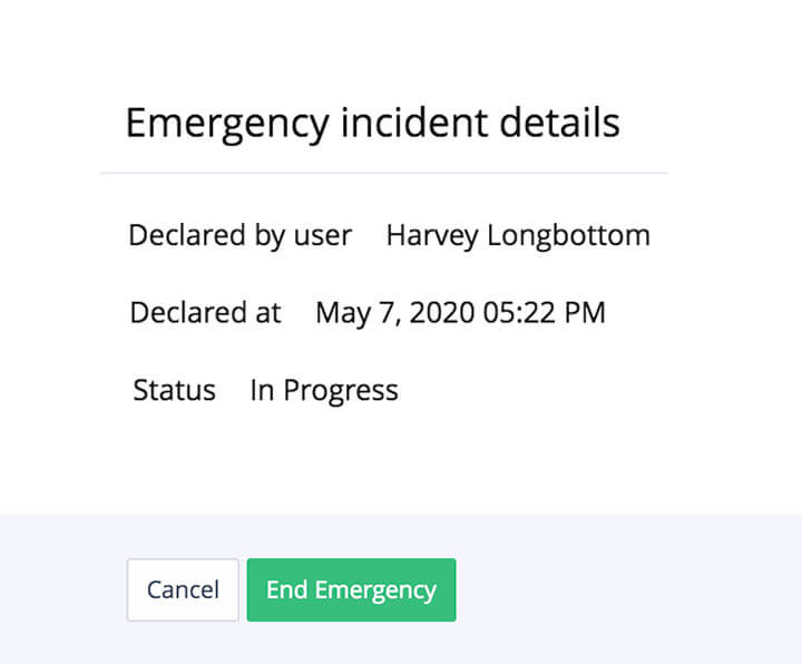 Revoke suspicious emergency sessions using Zoho Vault